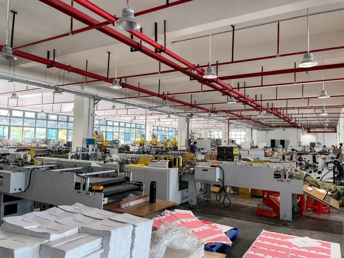 Factory production floor